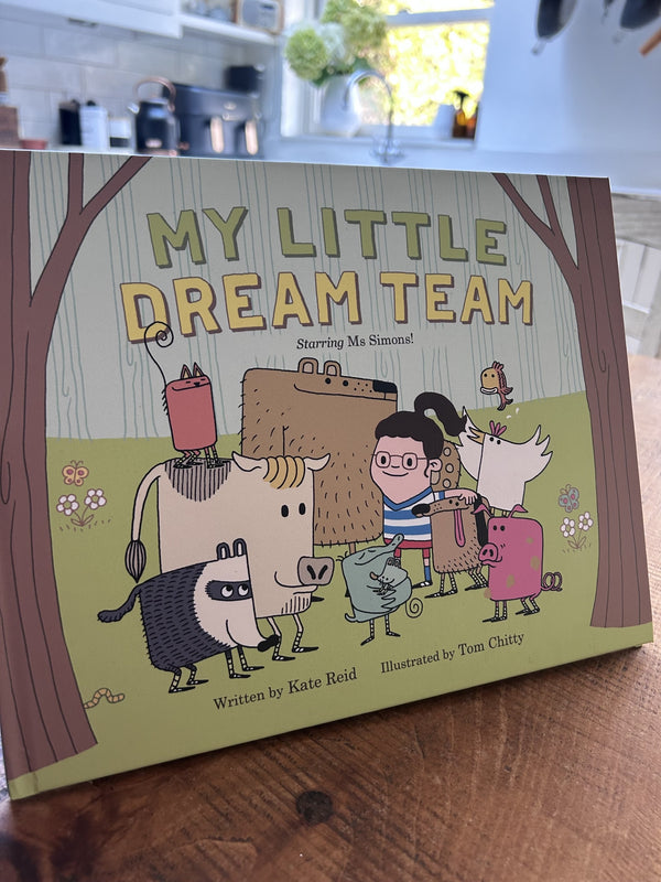 We were so excited to receive our first print copy of My Little Dream Team!