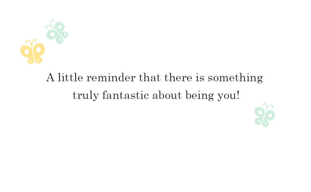 A motivating quote for little kids from the personalised activity book My Little Wellbeing Book
